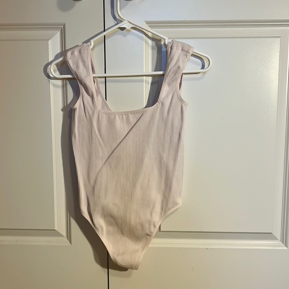 Urban outfitters, Out from under light pink ribbed body suit. - Picture 1 of 2